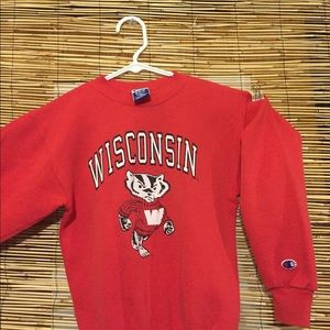 wisconsin badgers champion sweatshirt